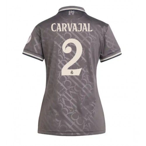 Fotballdrakt Dame Real Madrid Daniel Carvajal #2 Tredjedrakt 2024-25 Kortermet